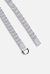 CINTURA RIGATA IN CORDA GRIGIO